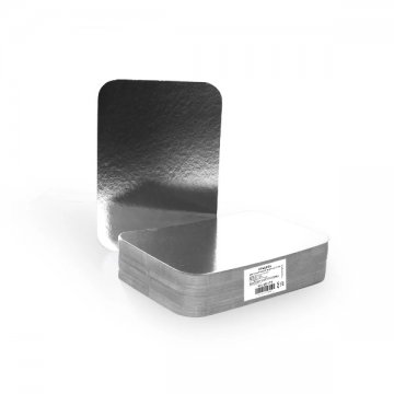 Крышка картон-мет. для алюминиевой формы 410-008, размер 213х150мм, 100шт/уп, 600шт/кор