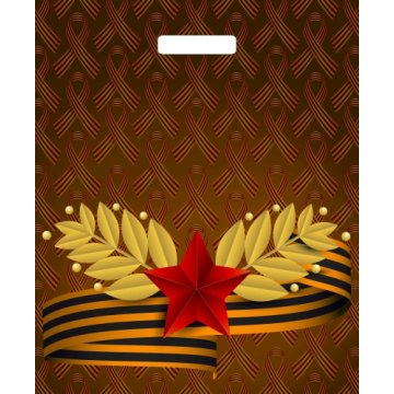 38х45+6(60) Пакеты ПЭ с выр.ручкой глянец Воля