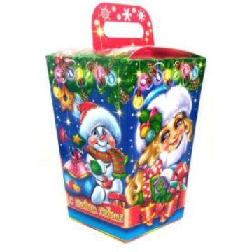 800г. Коробка упаковочная для конфет № 8001