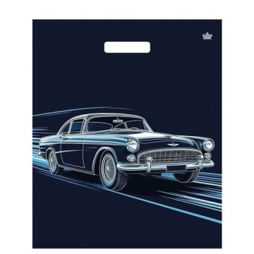 38х45+3(60) Пакет ПЭ с выр.ручкой глянец Движение