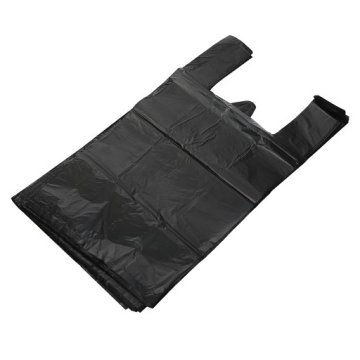 230+140х420 (10) Пакет майка (черный) (100шт/уп., 2500шт/кор)