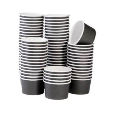 170 мл Креманка бумажная Черная