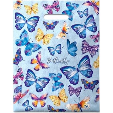 31х40(60) Пакет ПЭ с выр.ручкой глянец Полет