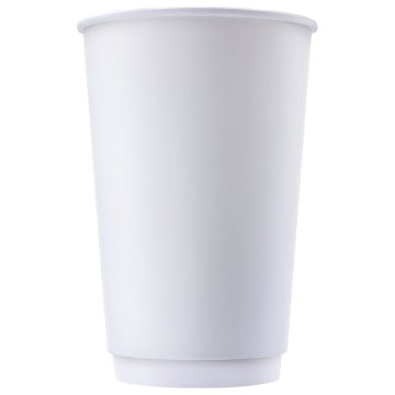 400/530мл. Стакан бумажный 2-х слойный Без печати (41820), Д90мм, (25шт/упак, 500шт/кор)