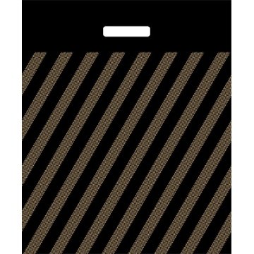 40х48+3(45) Пакет ПЭ с выр.ручкой Полоса