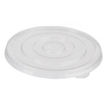 Крышка плоская для контейнера OSQ Round Bowl flat lid D150 (45шт/уп,270 шт/кор)