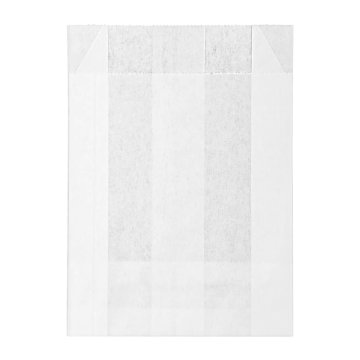 100х35х150мм. Пакет бум. с плоским дном, для картофеля фри ЖВС, БЕЛЫЙ 100шт/уп.,2500шт/кор