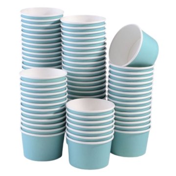170 мл Креманка бумажная Бирюзовая