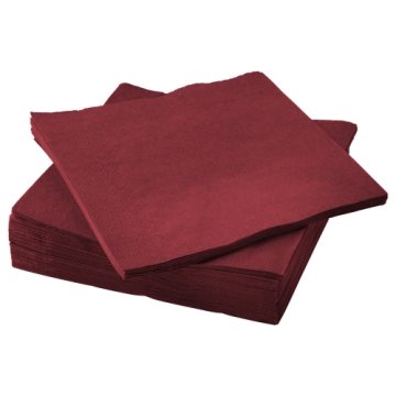 Салфетки Рамка Бордовые 2сл. 33х33см. (1упак.х200шт.)
