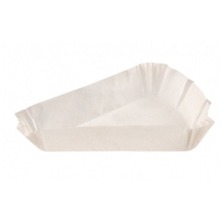 Тарталетки Forgenika треугольник белая 102х102х75мм (500шт/упак, 8000шт/кор)