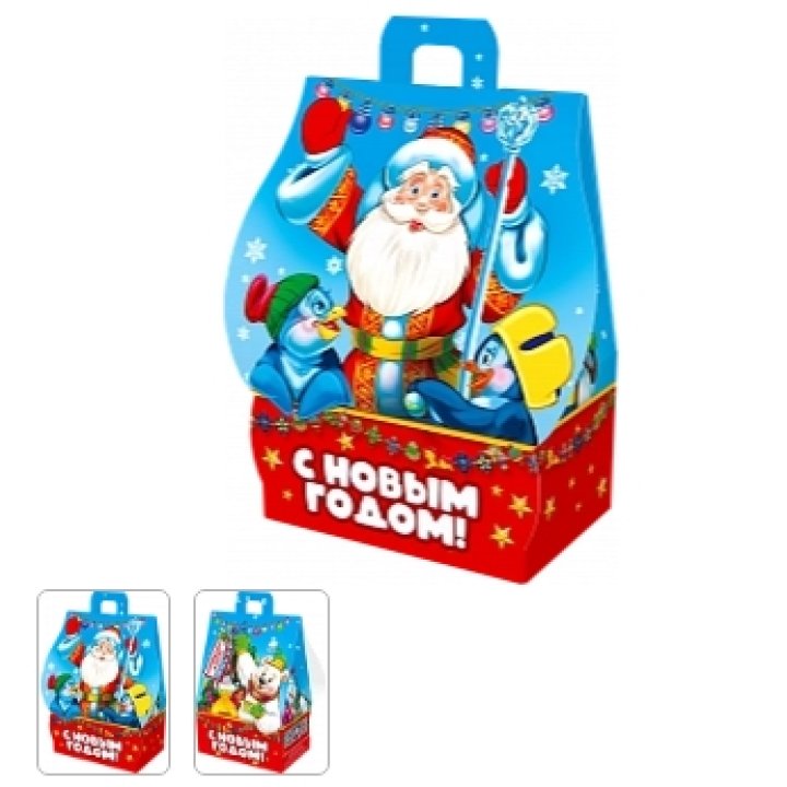 600г. Коробка Домик Полюс с анимацией 120х85х175(+22), УФ