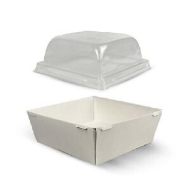 Упаковка OSQ SmartPack 800 box БЕЛЫЙ 135/150x135/150x49мм (50шт/уп,200 шт/кор)