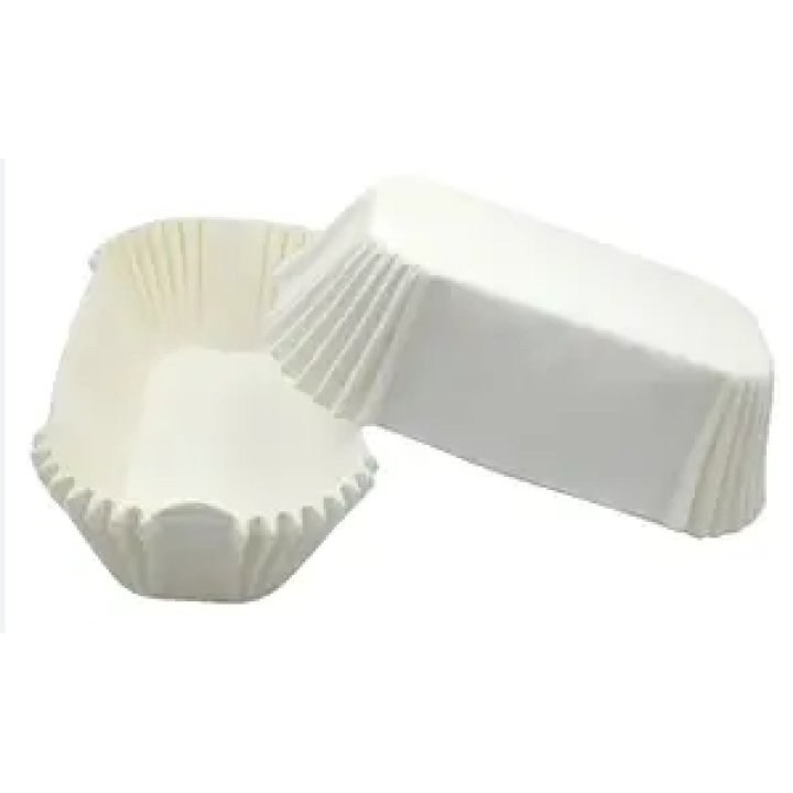 Тарталетки Forgenika овал белая 65х30х22,5мм (1000шт/упак)