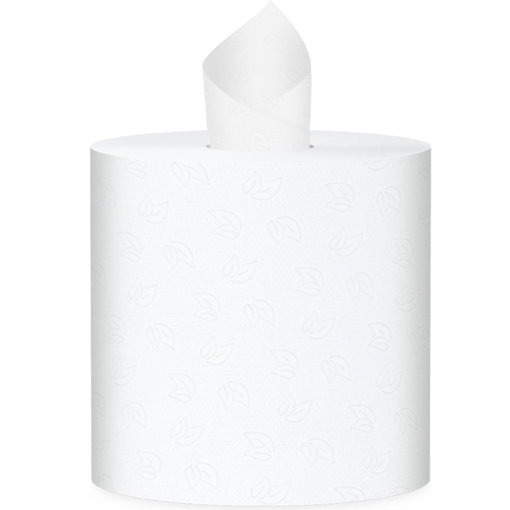 Полотенца бумажные ролевые Protissue с центр. вытяж 2 сл. 150м (1упак.х6шт) С224