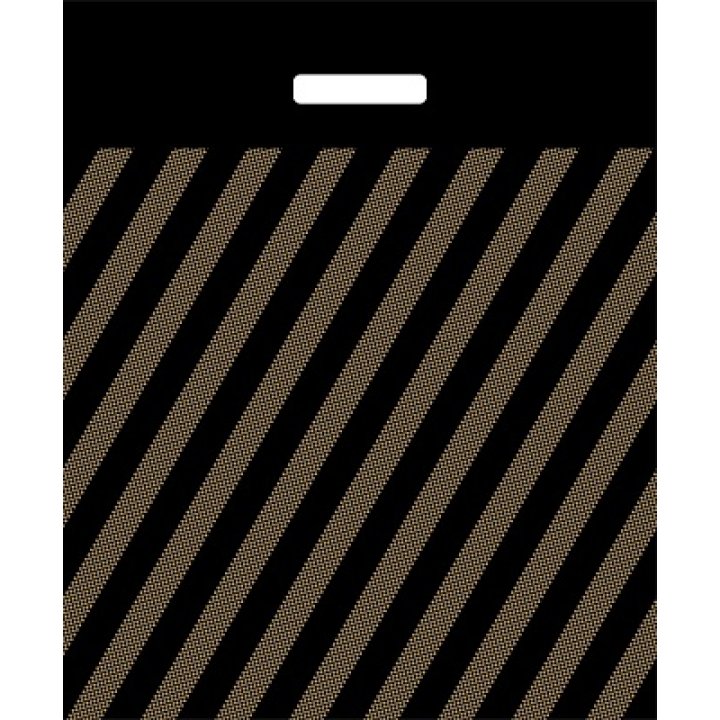 40х48+3(45) Пакет ПЭ с выр.ручкой Полоса