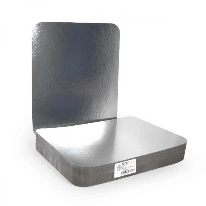 Крышка картон-мет. для алюминиевой формы 402-680, размер 318х251мм, 100шт/уп, 200шт/кор