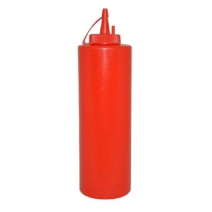 Дозатор для соусов 375мл. пластик MG (красный)