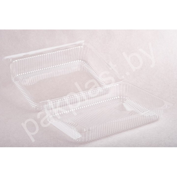 Контейнеры одноразовые пластиковые упаковочные УК-803АР, ПЭТ прозрачная, ПЩ-1,78 БДК