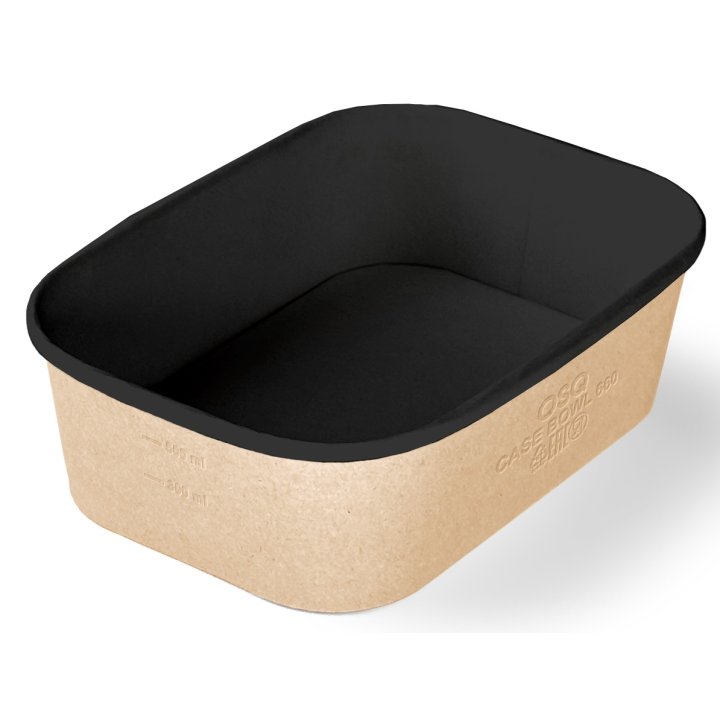 Контейнер OSQ CASE BOWL 660 BLACK WOOD без крышки,170/150х120/100х51мм (45шт/уп,405шт/кор Контейнер OSQ CASE BOWL 660 BLACK WOOD без крышки,170/150х120/100х51мм (45шт/уп,405шт/кор