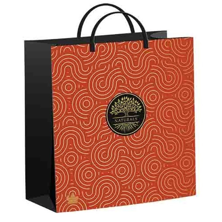 24х26+10 Подарочные пакеты из мягкого пластика  Естественный стиль (1шт/упак, 40шт/кор.)