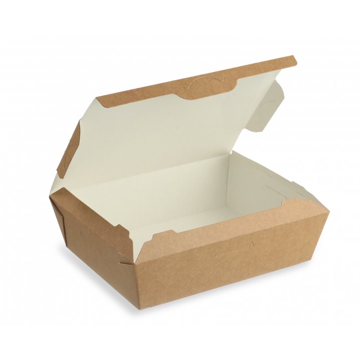 Упаковка OSQ Lunch M 600 (без окна) 130/150x95/115x50мм (25шт/уп, 500шт/кор)