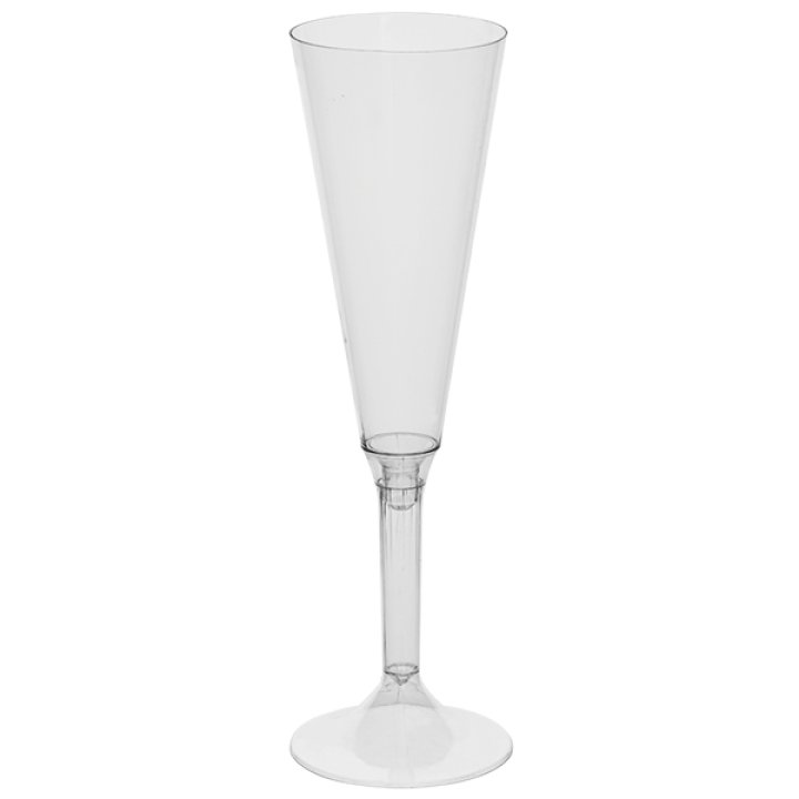 160мл. Бокал Конус для шампанского с прозрачной высокой ножкой, 20шт/уп,100шт/кор