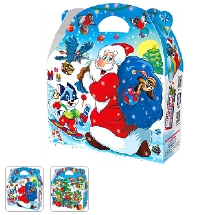 1500г. Коробка Баул Развеселые хлопоты с игрой и анимацией, 220х90х220(+56), УФ